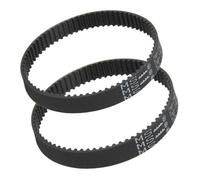 2 pezzi for cinghia di trasmissione dentata for aspirapolvere 2M-142-6, perimetro 142 mm, larghezza 6 mm, cinghia trasportatrice sincrona a 71 denti