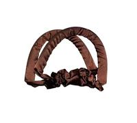 2 pezzi for donna, arricciacapelli senza calore, fascia for capelli senza calore, rende i capelli morbidi e lucenti, strumenti for parrucchieri(Brown Suede)