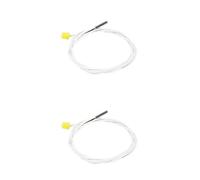 2 pezzi for stampante 3D For FLSUN V400 Delta sensore di temperatura filo parti linea bianca for estrusore a blocchi in alluminio distintivo
