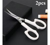 2 Pezzi Forbici da in Acciaio Inossidabile, Strumento per Cucito e Artigianato, Punta Curva, Taglio di Precisione per Punto Croce, , Sartoria, Accessori per Cucito