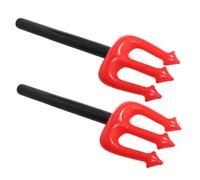 2 Pezzi Forchetta Gonfiabile in PVC, Accessorio Cosplay Demonio | Accessori per Cosplay di Halloween, Scena Teatrale, Gioco Sicuro, per Adulti e Genitori, Facile da Preparare