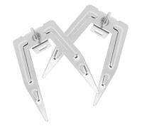 2 Pezzi Forchette per Barbecue in Acciaio Inox, Coppia | Argento, Resistente alle Alte Temperature, Accessorio Pratico per Cucina Domestica e Festa Barbecue, Due Pezzi