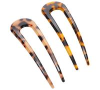 2 Pezzi Forcina per Chioma a U Raffinata per Acconciature da Festa | Design Semplice e Curato, Tenuta Duratura, Regalo per Madre e Amiche, Uso in Banchetto Colore Casuale