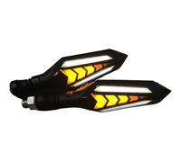 2 Pezzi Frecce LED Moto per CanAm Spyder F3-S KLR-650 F3T, Duale Colore Indicatore Direzione, Indicatori Lampeggiatori, 12V Impermeabile Universale,White