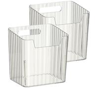 2 pezzi Fridge Side Door Messices Assicatore Organizzatore alimentare