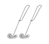 2 pezzi frusta per uova piccola frusta in acciaio inox frusta per uova frusta piatta a molla frusta