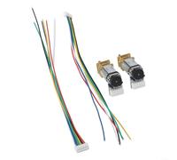 2 pezzi GA12 per motore n20 encoder DC 6 V trasmissione in metallo coppia alta per robot di modellismo RC per progetti Arduino Forma d'onda D 3 mm (500 rpm)