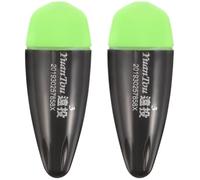 2 pezzi Galleggiante Elettronico per Pesca Notturna 8x2,5x2,5cm plastico | Indicatore di Abboccata, Lancio a Lunga Distanza, per Corda, Pesce Gatto, Kayak e Mare