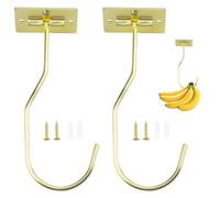 2 Pezzi Ganci Metallici Con Viti E Viti A Soffio, Strumenti Di Sospensione Degli Articoli, Accessori Per La Casa, Ganci Multiuso.