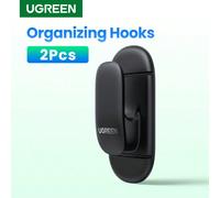 2 Pezzi Gancio Appendiabiti Per Auto, Clip Fermaglio Organizzatore Per Auto, Casa, Ufficio, Chiave, Borsa, Cuffie, Caricatore Usb, Cavo, Supporto A Gancio Per Gestione Del Cavo Tagli UnicaPC