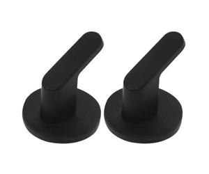 2 Pezzi Gancio Magnetico a Corona, Ferro Nero | Design Floreale Elegante, Salvaspazio Versatile, per Forno e Lavatrice, Adatto a Camere e Griglia