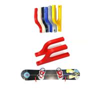 2 pezzi gancio rosso per snowboard supporto per skateboard longboard display ...