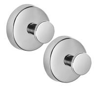 2 Pezzi Gancio Ventosa a Parete Forte Ganci a Ventosa Super Resistenti Senza Foratura Ganci a Ventosa In Acciaio Inox 304 Per Accappatoio Cappotto Strofinacci, Utensili Da Cucina Bagno