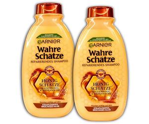 2 pezzi Garnier Vero Tesori Shampoo Riparazione Miele Tesori 2 x 250 ml