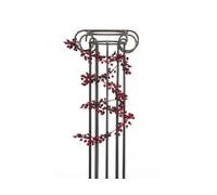 2 pezzi - Ghirlanda Decorativa EUROPALMS 180cm con Bacche Rosse Artificiali