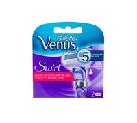 2 pezzi GIlLETTE VENUS Swirl 5 Lame Ricambio si adattano ad ogni curva NUOVE