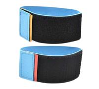 2 pezzi Ginnastica Sticky Toes Atleta Gamba Allenamento per Cheerleading Sport Palestra Blu