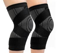 2 Pezzi Ginocchiera Ortopedica Per Uomo E Donna, XXL Elastica Sportiva Tutore Ginocchio Per Corsa, Tutore Ginocchio Compressione Elastica pour Corsa, Escursionismo, Jogging, Pallacanestro, Squash