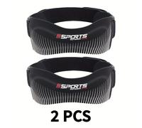 2 pezzi Ginocchiera Regolabile con Supporto Rotuleo per Sport, Palestra, , Badminton, Calcio - Cinturino Antiscivolo con Cavigliera Rotulea Imbottita