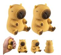 2 Pezzi Giocattoli Antistress Di Capibara,Capybara Fidget Giocattolo | Capybara Squeeze,Squishy Capybara Squeeze Toy,Antistress Toy,Antistress Giocattolo Contro L'ansia,per Bambini e Adulti