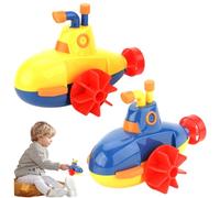 2 Pezzi Giocattolo Sottomarino Carino Sicuro e Divertimento Wind up Giocattolo Giocattoli da Bagno Sottomarino bomboniere da Piscina