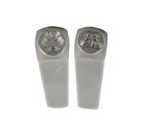 2 Pezzi Gioielli Scalpello Ambulatoriali Impostati Per La Scultura Di Modelli Distintivi Su Ottone Argento E Altri Materiali