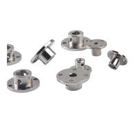 (2 pezzi) Giunto flangiato rigido, guida motore, giunto albero motore, connettore motore 3/4/5/6/7/8/10 mm(3.17mm)