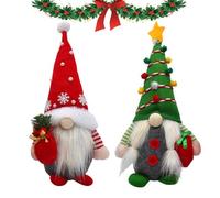 2 Pezzi Gnomo di Natale, Decorazioni Natalizie Gnomi, Ornamento Elfi Natale, Gnomo di Peluche, Elfo Senza Volto, Decorazioni Natalizie, Gnomi Natalizi Decorazioni Casa, Natale Gnomo Natalizio Elfi