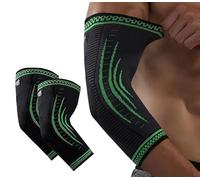 2 PEZZI Gomitiera Fascia Gomito per Epicondilite e Tendinite, Tutore A Compressione Per braccio Gomito, Palestra, Crossfit, Tennis, Golf, uomo e donna unisex