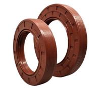 2 Pezzi Gomma Fluorurata TG4 Marrone, Guarnizione a Labbro del Paraolio, Anello di Tenuta Dell'albero Rotante, 26mm OD 11mm ID 7mm Spessore