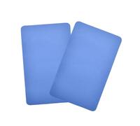 2 Pezzi Gonfiabile Barca Riparazione Patch Plastica 20 x 12cm Pool Liner Patch Tagliare a Dimensione Quadrato Pool Patch Kit di riparazione per Accessori Ricreazione all'aperto(Blu)
