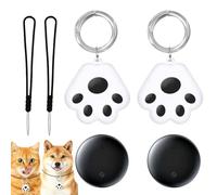 2 pezzi GPS Tracker gatto, GPS Tracker Cane, Tracciatore per gatti, impermeabile, dispositivo di localizzazione per animali domestici, localizzazione dal vivo, senza ABO, monitoraggio della posizione