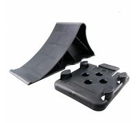 2 pezzi grande blocco di sicurezza ruota chock blocco auto rimorchio caravan ...