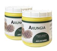 2 Pezzi Grasso per Zoccoli Cavalli 1 lt, Neutro, unguento per crescita riparazione protezione e cura dello zoccolo dei cavalli, stalloni, puledri, fattrici, pony, shetland, asini, 100% Made in Italy