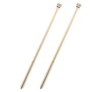 2 Pezzi Grattaschiena Manuale in Rame Oro, Bastone Robusto | Curvo per Linee della Schiena, Stile Vintage Elegante, Adatto a Casa e Viaggio, per Donne e Nonne