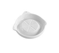 2 pezzi grattugia for zenzero, aglio, cipolla, formaggio, limone, smerigliatrice a mano, schiacciapatate, porcellana portatile, carota, macinazione, utensile da cucina Per Cucina(White)