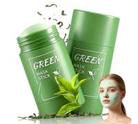 2 Pezzi Green Tea Deep Cleanse Face Mask, Maschera Argilla Stick, Green Mask Stick, Pulizia Profonda Dei Pori, Controllo Olio, Idratante Per Viso