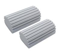 2 Pezzi Grigio spugne cucina,Spugna multiuso spugna piatti, riutilizzabili,spugna polvere Lavabili,ideale per la pulizia vetro,persiane,specchi