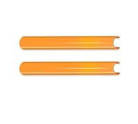 2 Pezzi Griglia Anteriore Trim Strisce Adesivi Cornice Di Copertura Per BMW F20 F21 F22 F23F30 F31 F34 F35 F32 F33 F36 Decorazione Griglia Modificata Griglia Anteriore(Arancia)