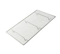 2 pezzi Griglia in acciaio inox for raffreddamento di torte e alimenti, for forno, cucina, pizza, pane, barbecue, biscotti, mensola porta biscotti Per Campeggio
