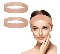 2 Pezzi Grip per Parrucca in Silicone Fascia per Capelli Fasce per Parrucca per Tenere la Parrucca in Posizione Fascia per Parrucca Trasparente Regolabile per Donna Uomo (Marrone Scuro)