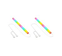 2 pezzi Guaina per tubo in silicone ARGB per radiatori di raffreddamento ad acqua, B