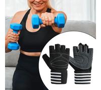 2 pezzi Guanti da allenamento in poliestere Guanti da esercizio per ciclismo