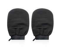2 Pezzi Guanti Esfolianti Per Il Corpo, Guanti Esfolianti Di Seta, Guanti Di Scrub Per Il Corpo, Guanti Di Seta Esfolianti, Guanti Di Pulizia Del Corpo, Guanti Da Doccia (nero)