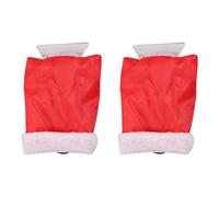 2 pezzi guanto natalizio auto pale da neve rimozione neve pala raschietti per