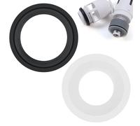 2 pezzi Guarnizione per Cassetta Geberit, Anello in Gomma Ø 68 x 46 mm, Anello in Silicone Ø 63 x 33 mm, Compatibile con Sifone a Campana e Attacco Lavabo Geberit