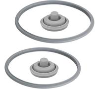 2 pezzi guarnizioni di ricambio per pentola a pressione compatibili con WMF + 2 valvole indicatore di cottura Ø3 cm, compatibile con pentole a pressione WMF Perfect & Perfect Plus(3L, 4,5L, 6,5L, 8,5L