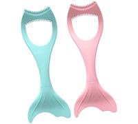 2 Pezzi Guida per Eyeliner in Silicone Pettine Curvo e Due Densità | Riutilizzabile, Protezione Contro le Sbavature, per Ciglia e Mascara, Trucco Quotidiano e Viaggio