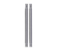 2 Pezzi Guide per Mattarello Listelli Misuratori per Pizza Righelli