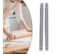 2 Pezzi Guide per Mattarello Listelli Misuratori per Pizza Righelli
